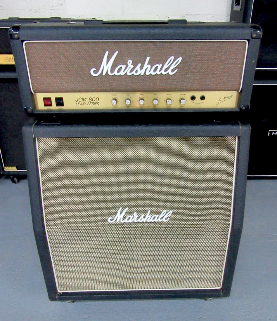 1985 Marshall Half Stack W JCM 800 2203 100w Mk2 Head 412 Cabinet