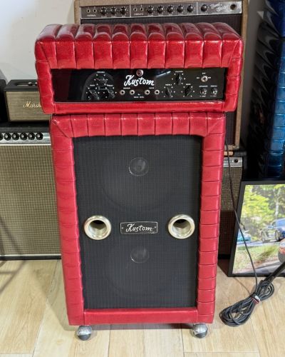 1966 Kustom K100 Head w/a 2×10″ Jensen Cabinet