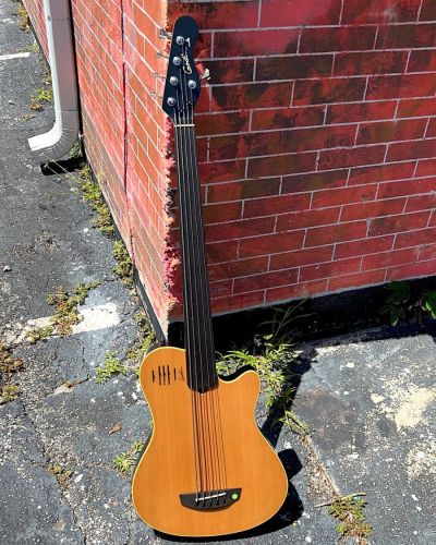 2001 Godin A5 SG EBFL 5-String Bass