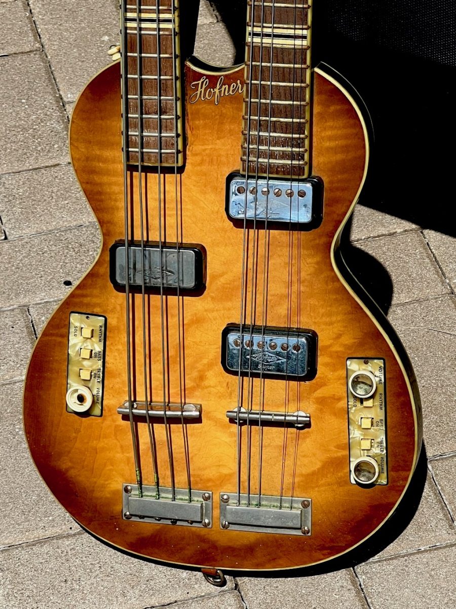 1961 Hofner 191 4/6 String Double-neck Guitar & Bass