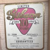 1994 Gibson SJ-200N 100th Anniversary # 32/100