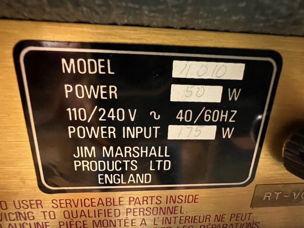 1988 Marshall JCM800 1×12 4010 50w Lead Combo