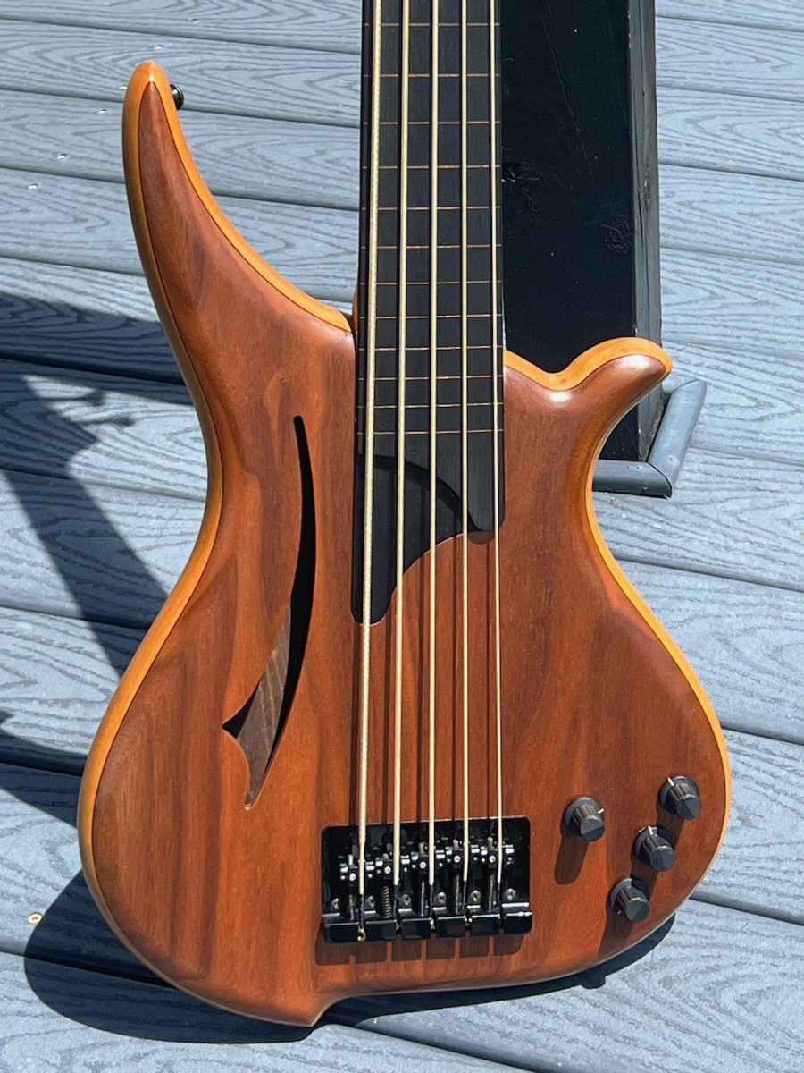 1990 Tune WB5-2WN 5-String Fretless Bass