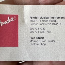 1993 Fender Jaguar Fred Stuart’s Personal Masterbuilt