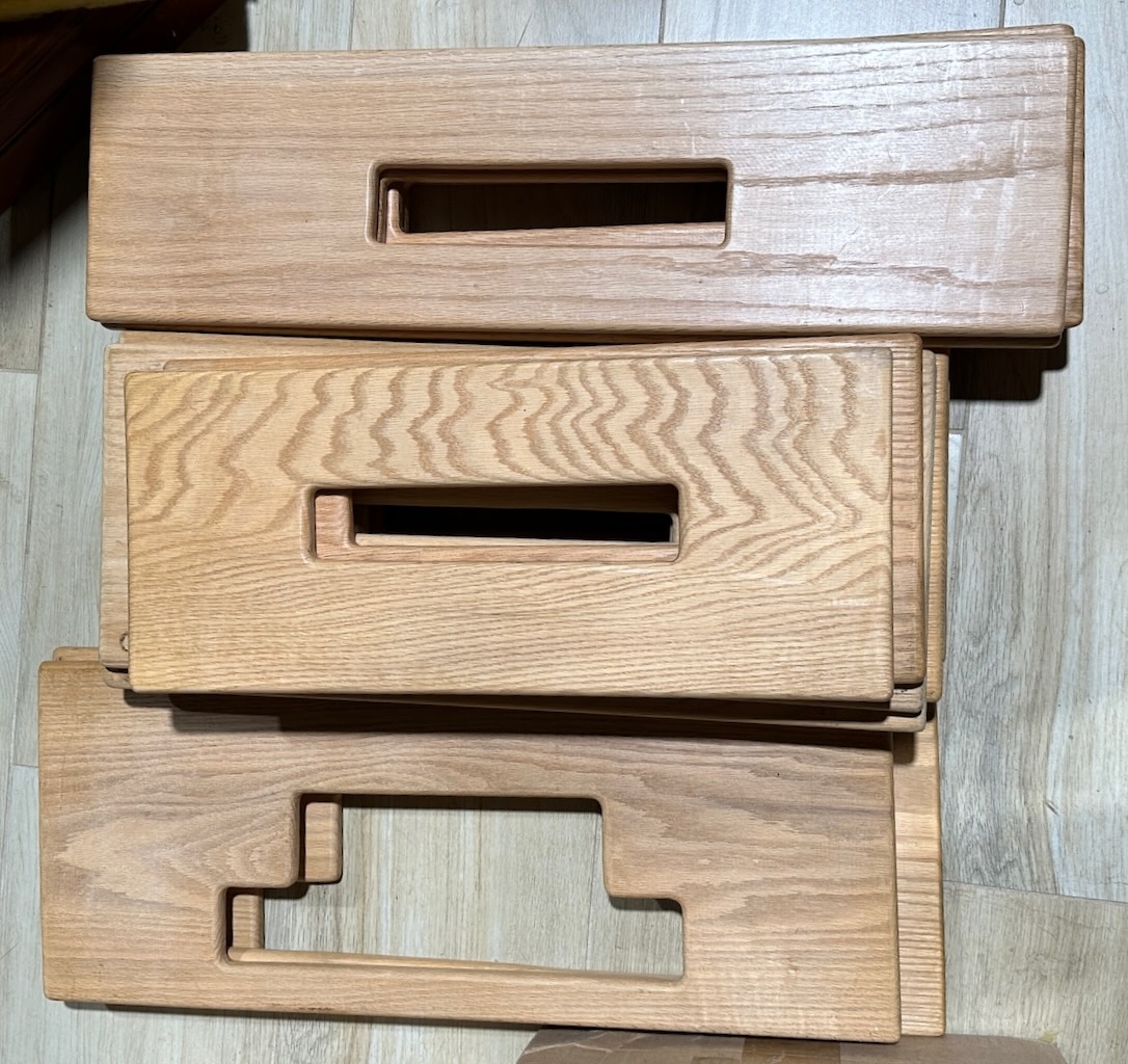 Custom made Wood Amplifier Stacking Platforms