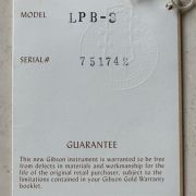 2005 Gibson Les Paul Custom LPB-3 ’57 Reissue