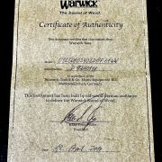 2011 Warrick CO Streamer Stage II 5 string Bass