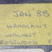 1988 Wal Mk. II 5-String Bass “Paul McCartney” Specs