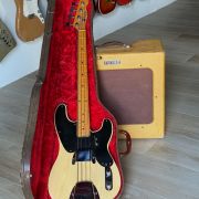 1953 Fender Precision Bass w/a Tweed Bassman Amp