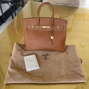 2022 Hermes Birkin 35 Gold w/Gold Hardware