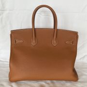 2022 Hermes Birkin 35 Gold w/Gold Hardware