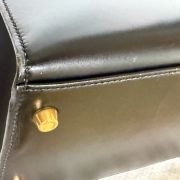 1995 Hermes Kelly 35 Black Box w/Gold Hardware