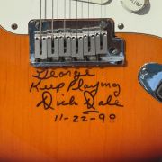 1997 Fender Stratocaster American Std. signed by “Dick Dale”
