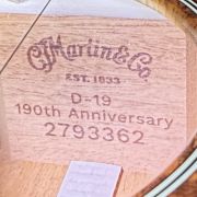 2023 Martin D-19 190th Anniversary Ltd. Edition