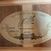 2023 Maton 75th Anniversary Diamond Edition & AER Compact 60 amp