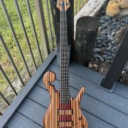 2021 Carl Thompson 34″ 5-String Rainbow Bass # 3121