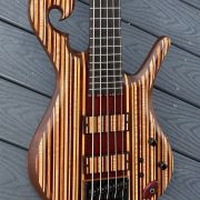 2021 Carl Thompson 34″ 5-String Rainbow Bass # 3121