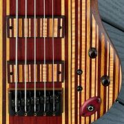 2021 Carl Thompson 34″ 5-String Rainbow Bass # 3121
