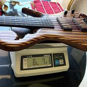 2021 Carl Thompson 34″ 5-String Rainbow Bass # 3121