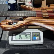 2021 Carl Thompson 34″ 5-String Rainbow Bass # 3121