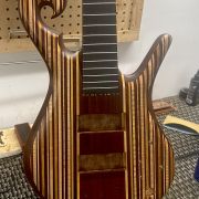 2021 Carl Thompson 34″ 5-String Rainbow Bass # 3121