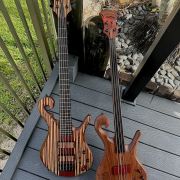 2021 Carl Thompson 34″ 5-String Rainbow Bass # 3121