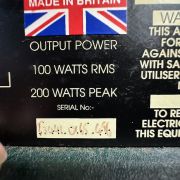 1995 Trace Elliot Speed Twin GSC4124 Full Stack w/2 4×12″ Cabinets