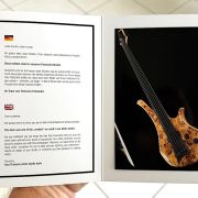 2021 Marleaux Diva # 069 5-String Fretless Bass
