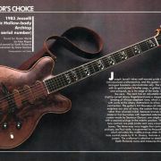 1995 Jesselli Guitars Compact Art Nouveau Tiered Hollow-body