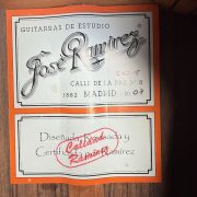 2007 Jose Ramirez Estudio 2CWE Cutaway Electric