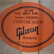 2015 Gibson SJ-200 “Quilt Vine” Custom Shop