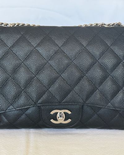 2000 Chanel Cavier Quilted Jumbo Classic