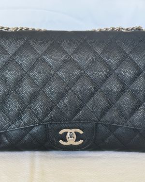 2000 Chanel Cavier Quilted Jumbo Classic
