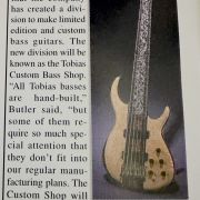 1998 Tobias Signature 5-String Bass “NAMM Show”