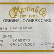 2005 Martin OM-42