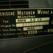 1973 BMW 3.0CSL Lightweight